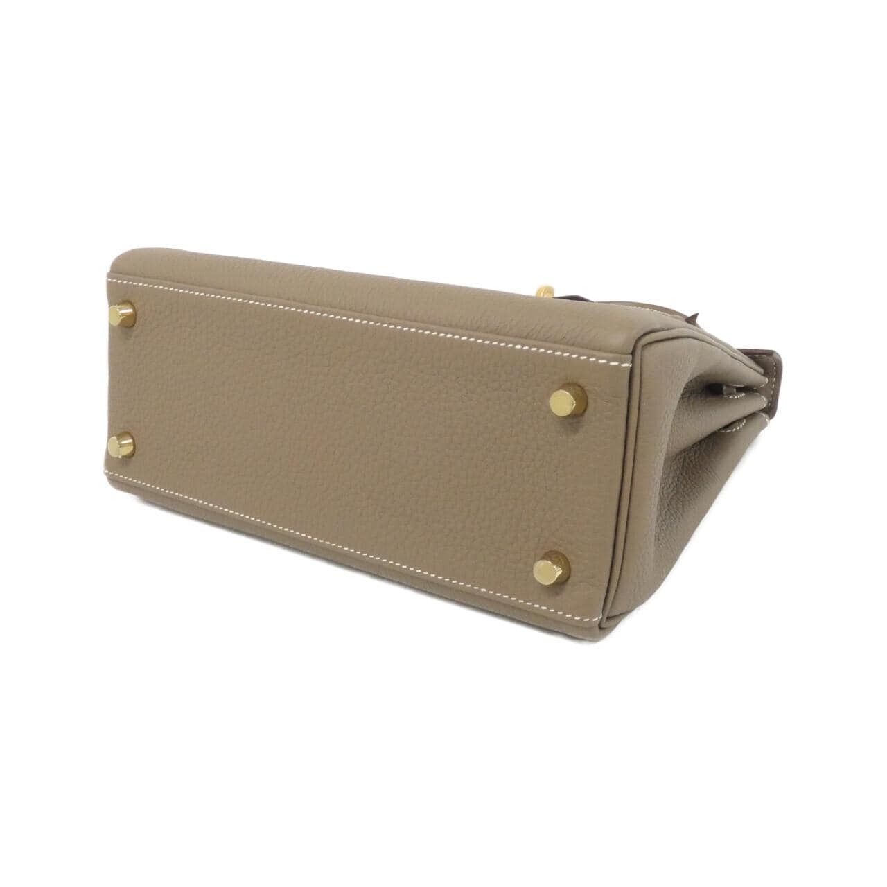 HERMES HERMÈS Kelly Bag Togo Etoupe Togo 牛皮 未使用品 - 縮圖 3