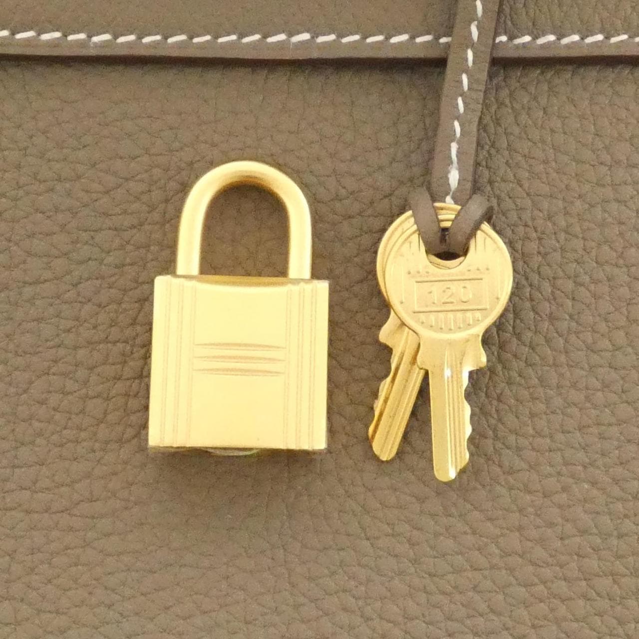 HERMES HERMÈS Kelly Bag Togo Etoupe Togo 牛皮 未使用品 - 縮圖 4