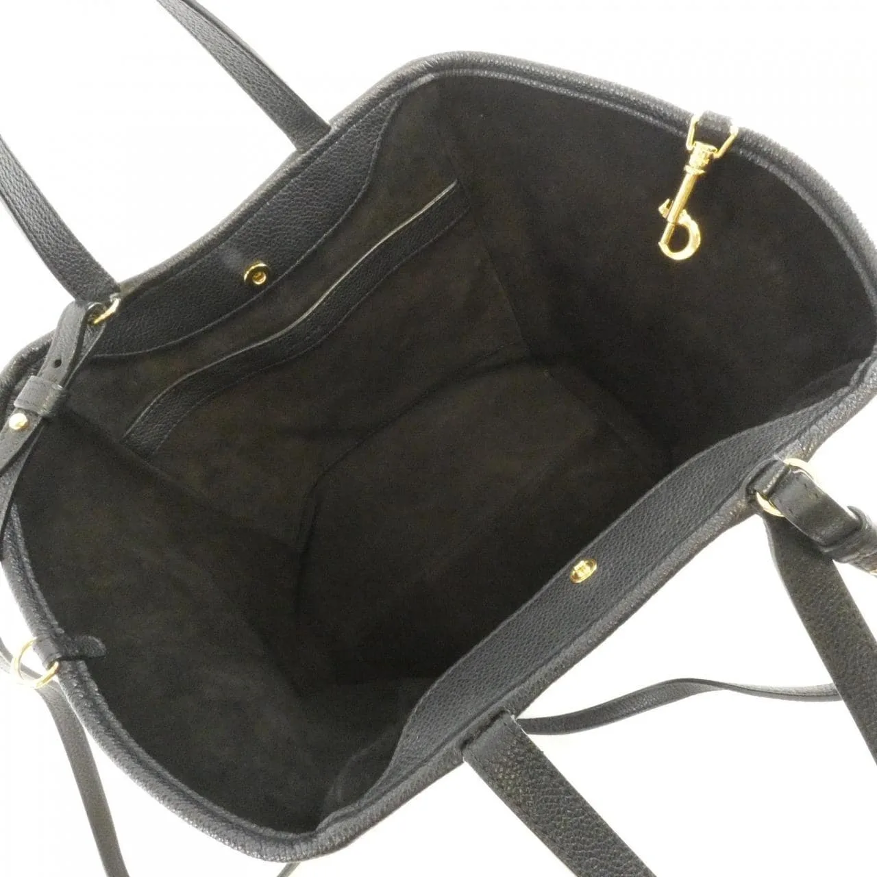 CELINE Cabas 194073CR7 Handbag Black Rank B - Thumbnail 7