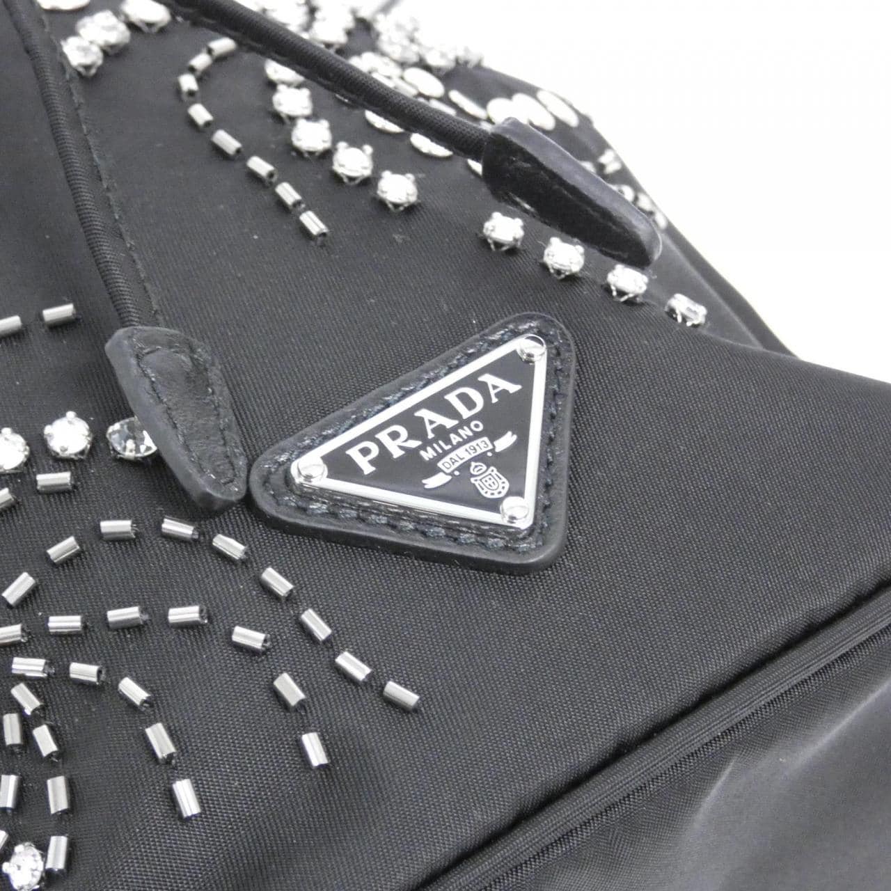PRADA 1BE067 Bag Nylon Black Nylon Rank A - Thumbnail 5