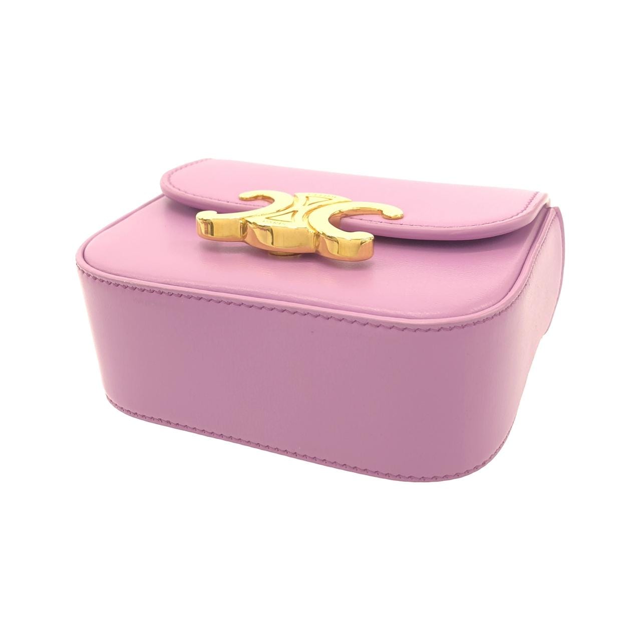 CELINE 10I513DPV Shoulder Bag 金色 中古品A - 縮圖 3