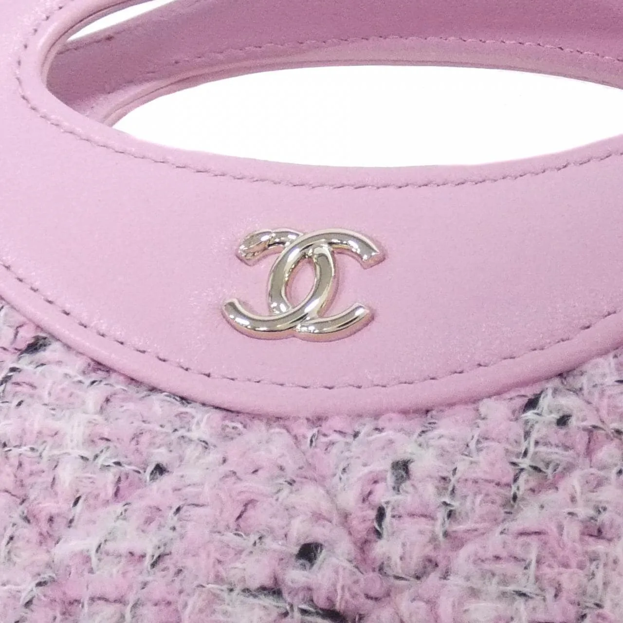 CHANEL Chanel 19 AP3656 Handbag Tweed Pink Tweed - Thumbnail 4