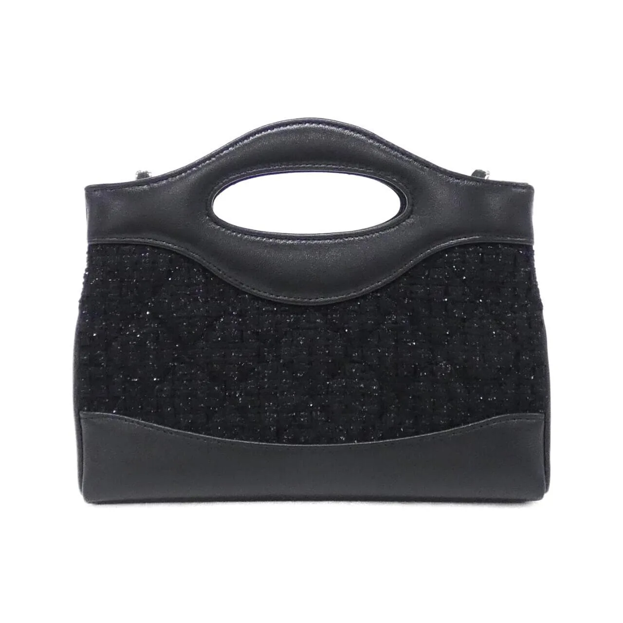 CHANEL Chanel 19 AP3656 Handbag Tweed Black Tweed Rank A - Thumbnail 2