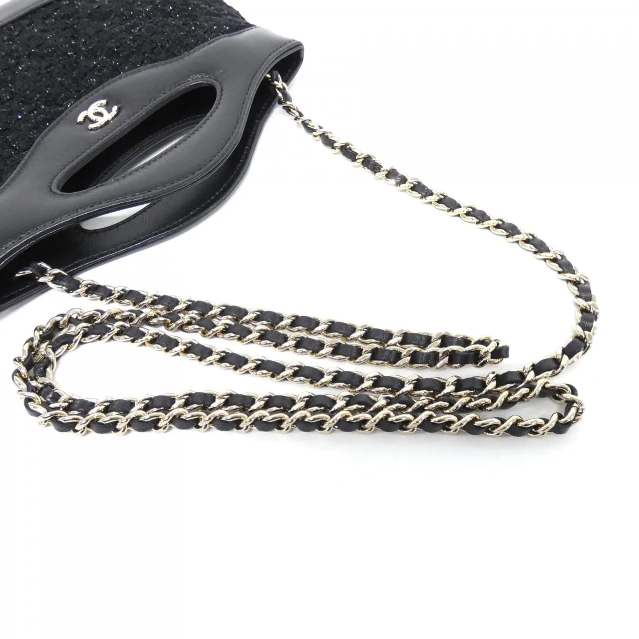 CHANEL Chanel 19 AP3656 Handbag Tweed Black Tweed Rank A - Thumbnail 7