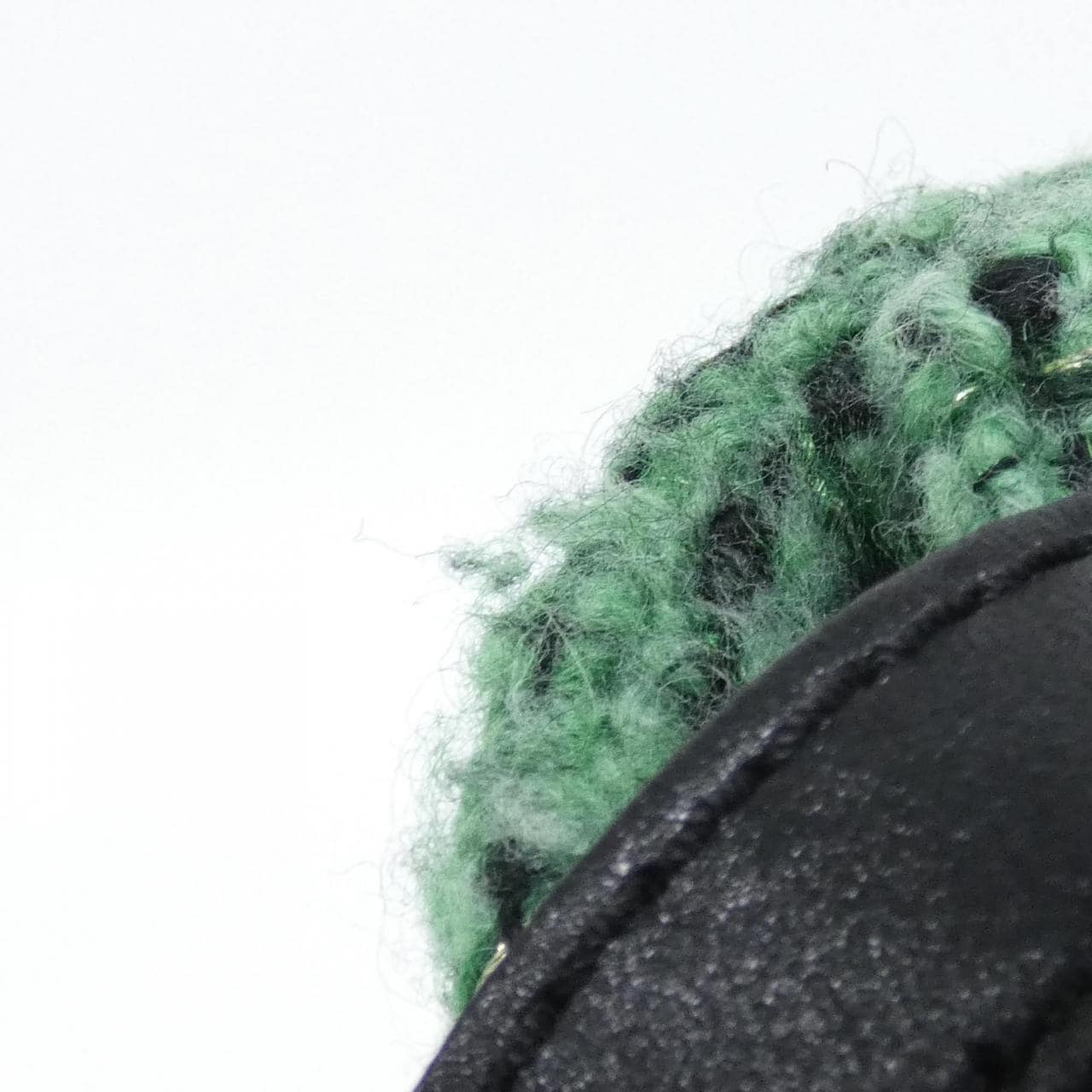 CHANEL 47690 Shoulder Tweed 綠色 粗花呢 中古品A - 縮圖 4