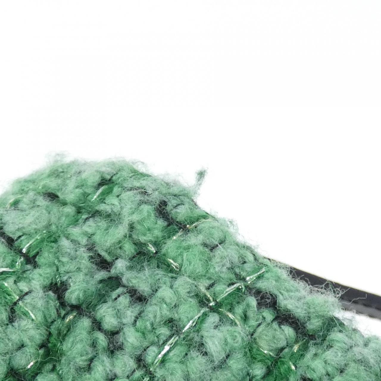 CHANEL 47690 Shoulder Tweed 綠色 粗花呢 中古品A - 縮圖 5