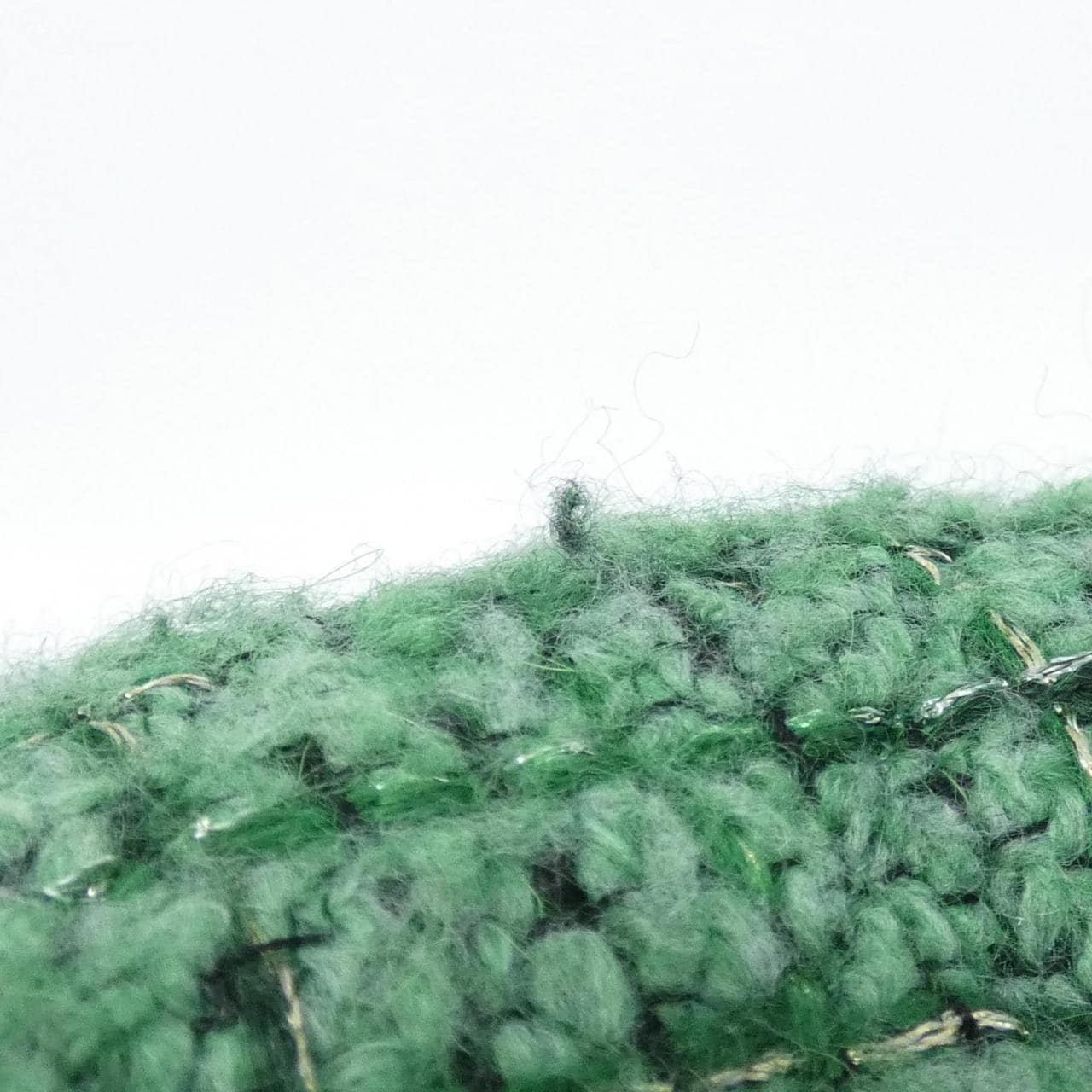 CHANEL 47690 Shoulder Tweed 綠色 粗花呢 中古品A - 縮圖 6