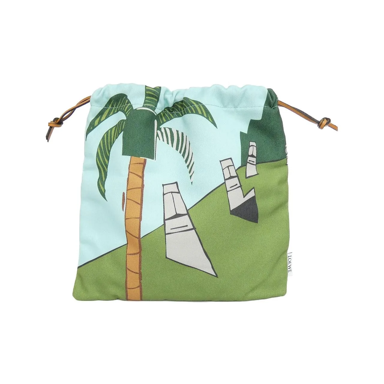 LOEWE C822057X05 Pouch Canvas Multicolor