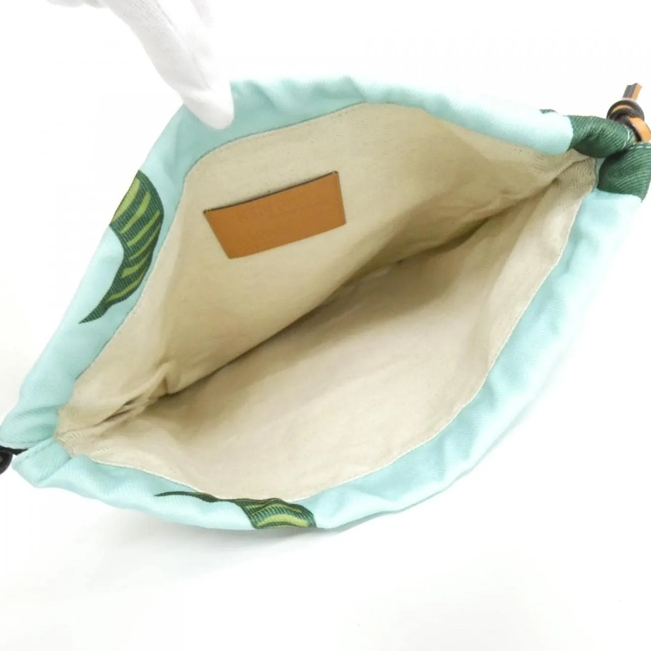 LOEWE C822057X05 Pouch Canvas Multicolor 帆布 中古品A - 縮圖 5