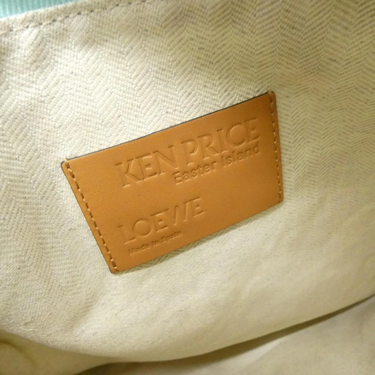 LOEWE C822057X05 Pouch Canvas Multicolor 帆布 中古品A - 縮圖 6