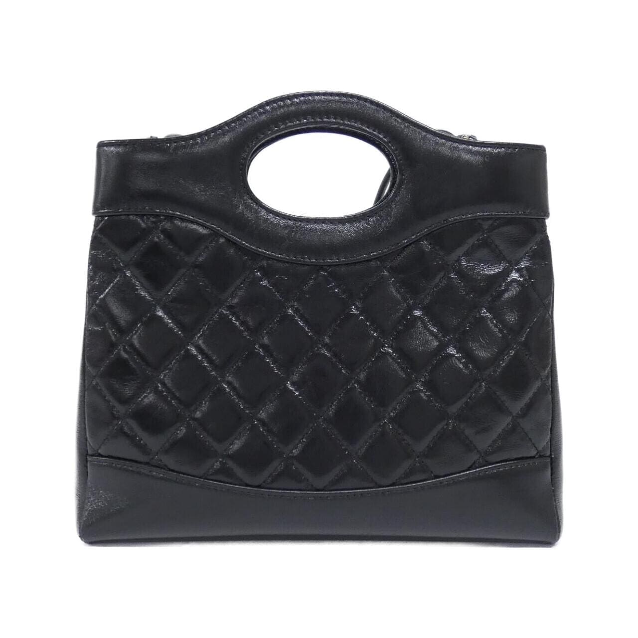 CHANEL AS4133 Handbag Lambskin Black Lambskin Rank A - Thumbnail 2
