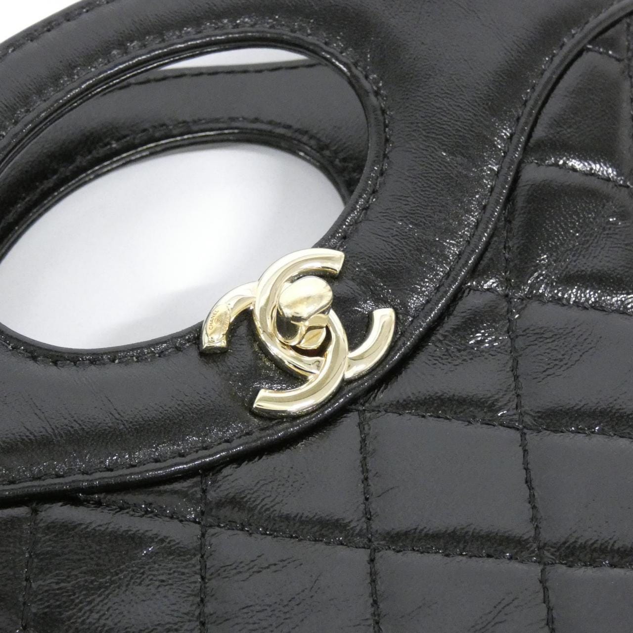 CHANEL AS4133 Handbag Lambskin Black Lambskin Rank A - Thumbnail 4