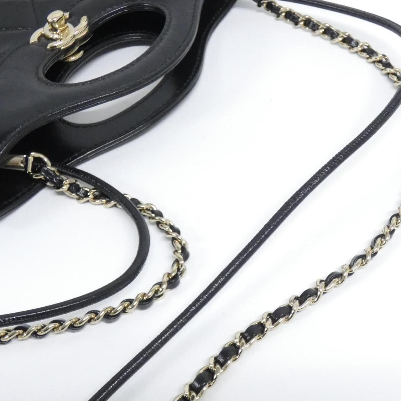 CHANEL AS4133 Handbag Lambskin Black Lambskin Rank A - Thumbnail 5