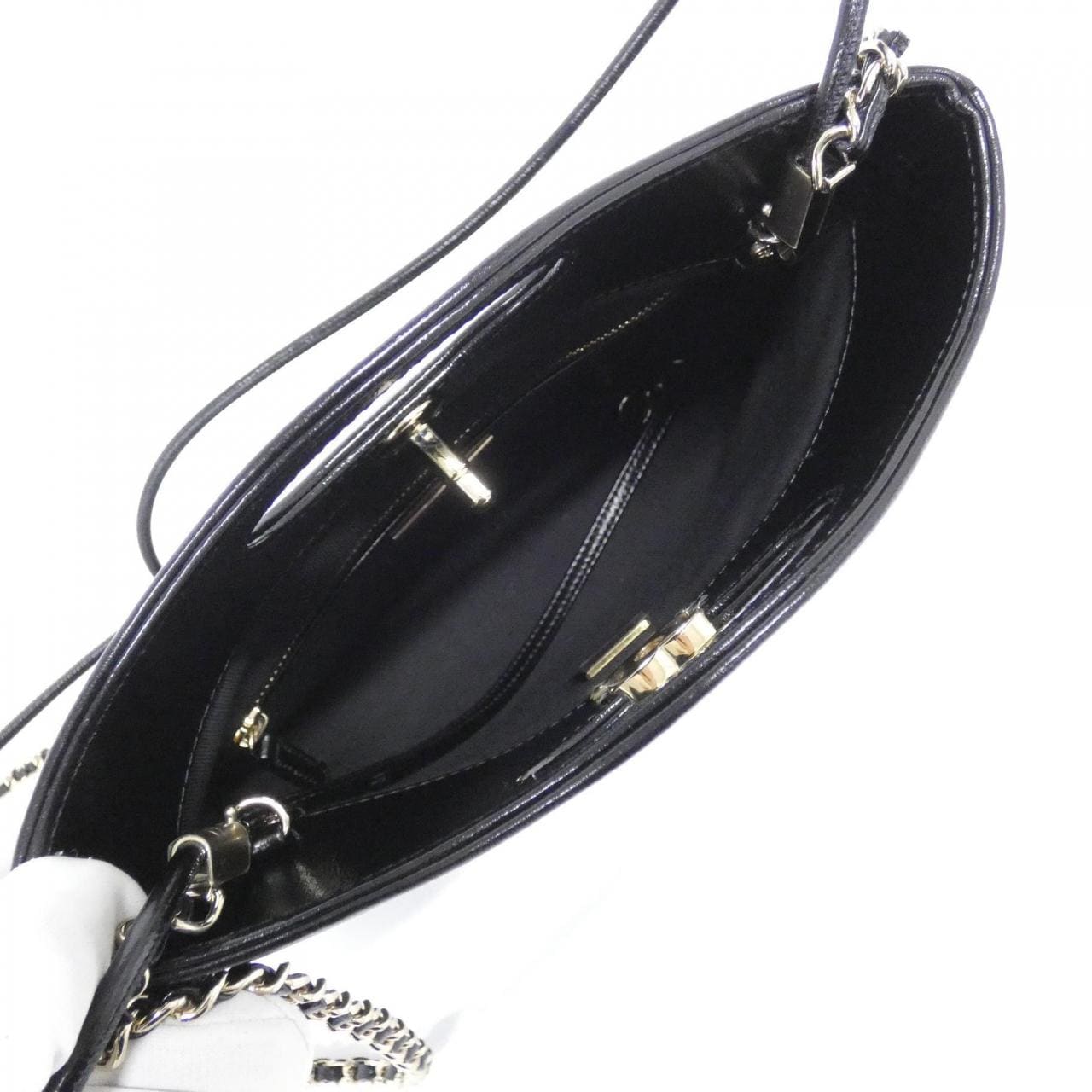 CHANEL AS4133 Handbag Lambskin Black Lambskin Rank A - Thumbnail 6