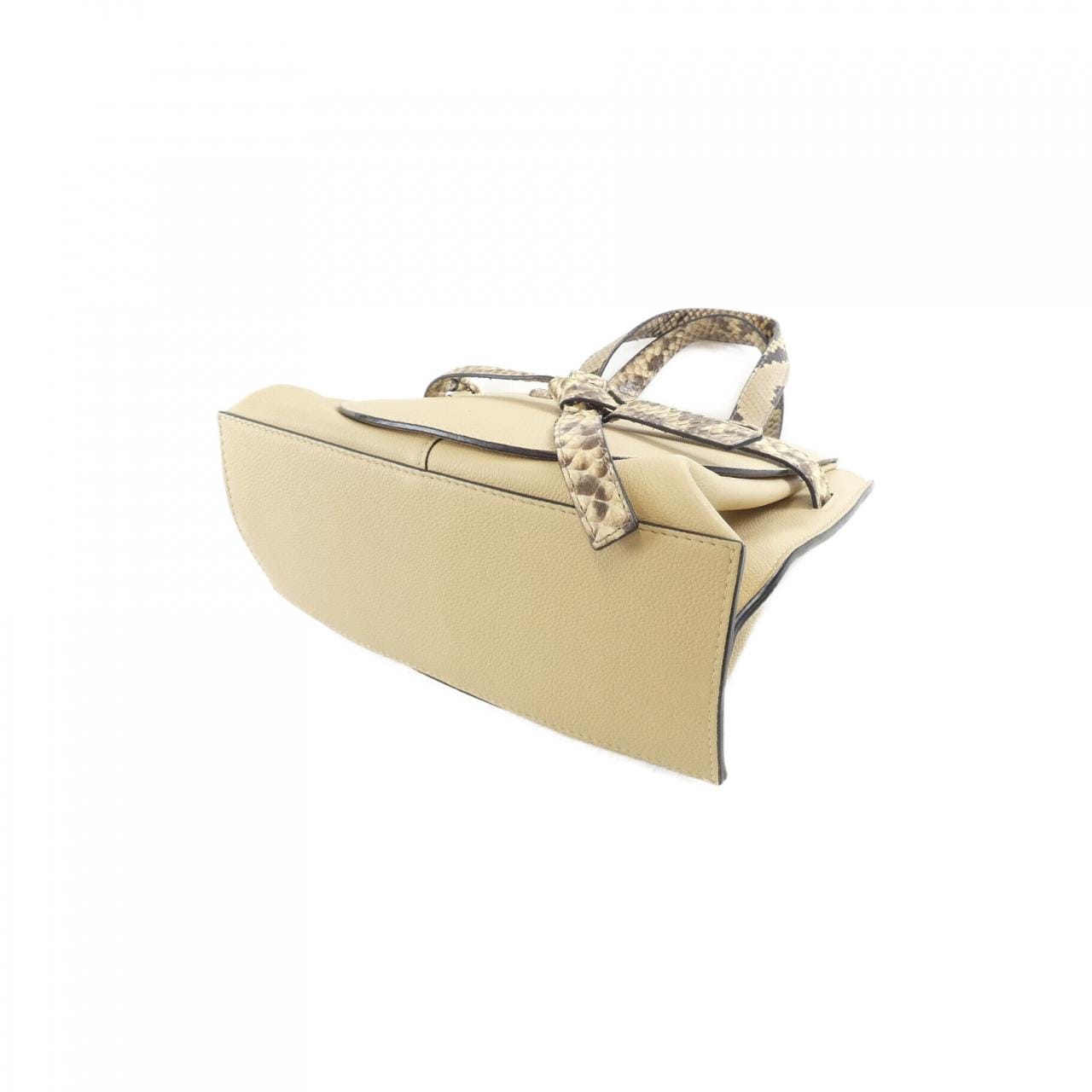 LOEWE Gate 321 97 U61 Bag Python Beige Python - Thumbnail 3