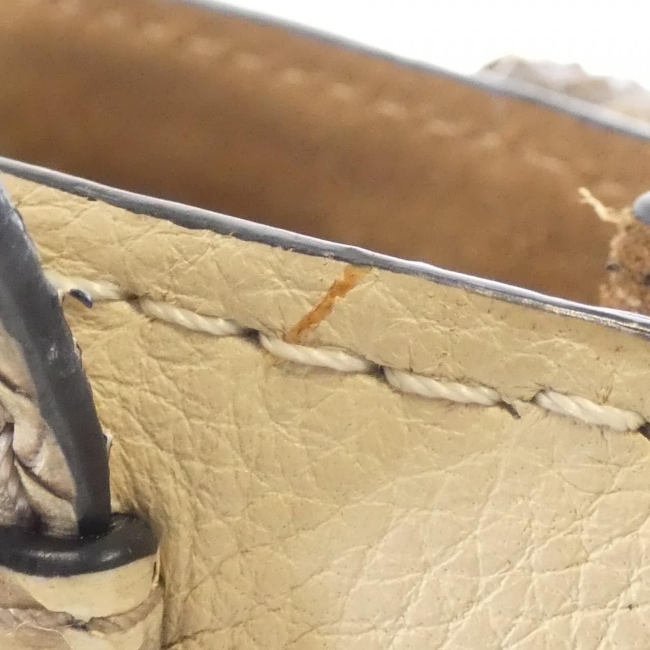 LOEWE Gate 321 97 U61 Bag Python Beige Python - Thumbnail 6