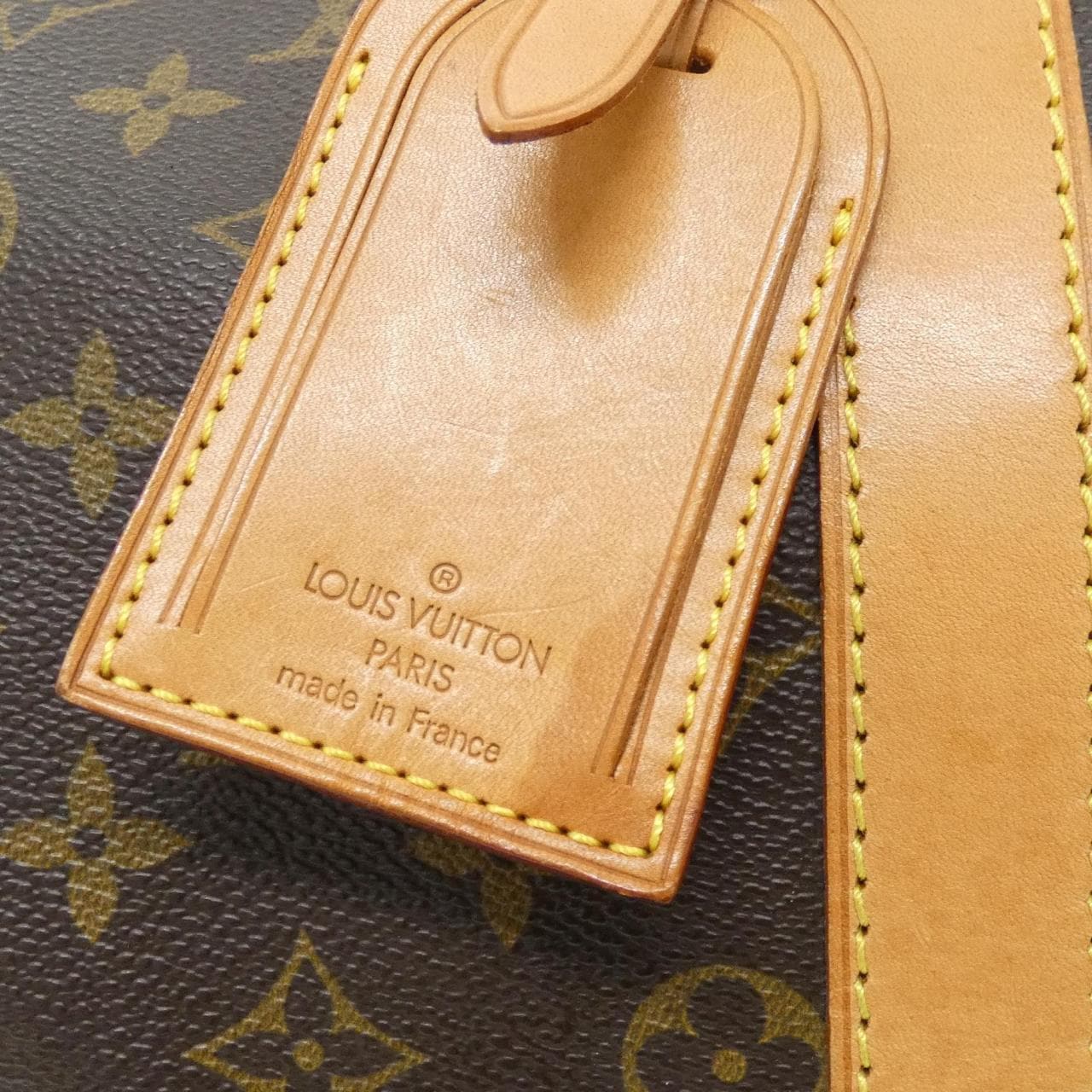 LOUIS VUITTON Keepall M41428 Boston Bag Monogram 黑色 Monogram 中古品B - 縮圖 4