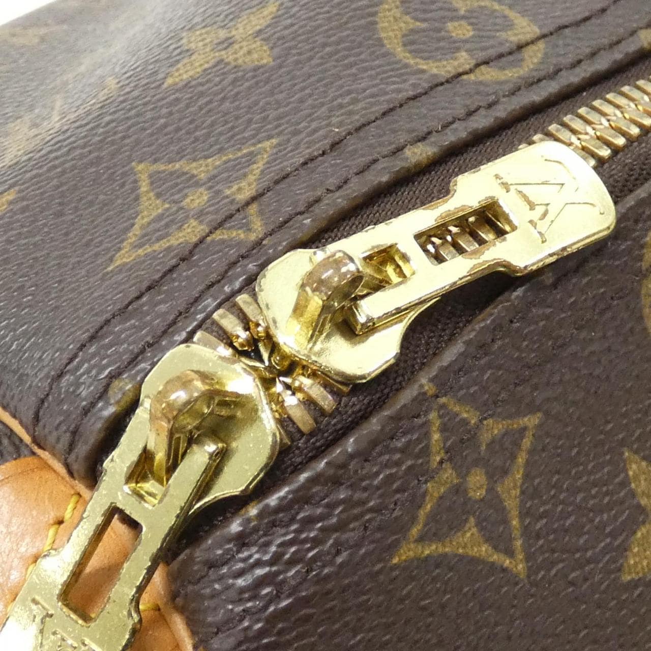 LOUIS VUITTON Keepall M41428 Boston Bag Monogram 黑色 Monogram 中古品B - 縮圖 5