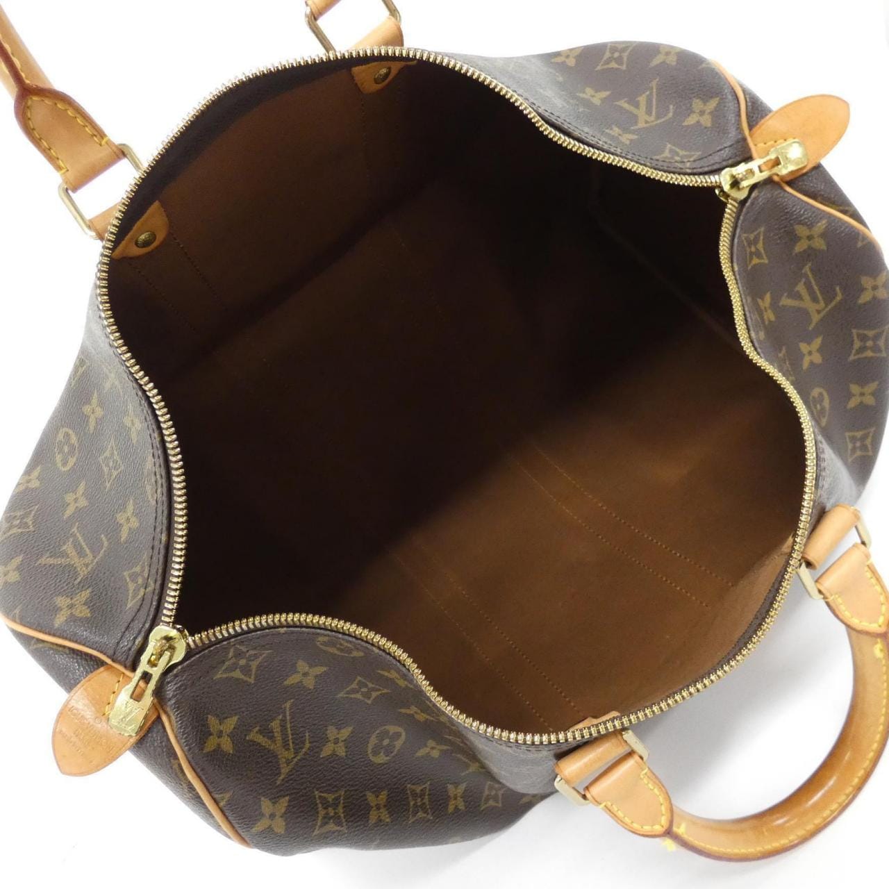 LOUIS VUITTON Keepall M41428 Boston Bag Monogram 黑色 Monogram 中古品B - 縮圖 9
