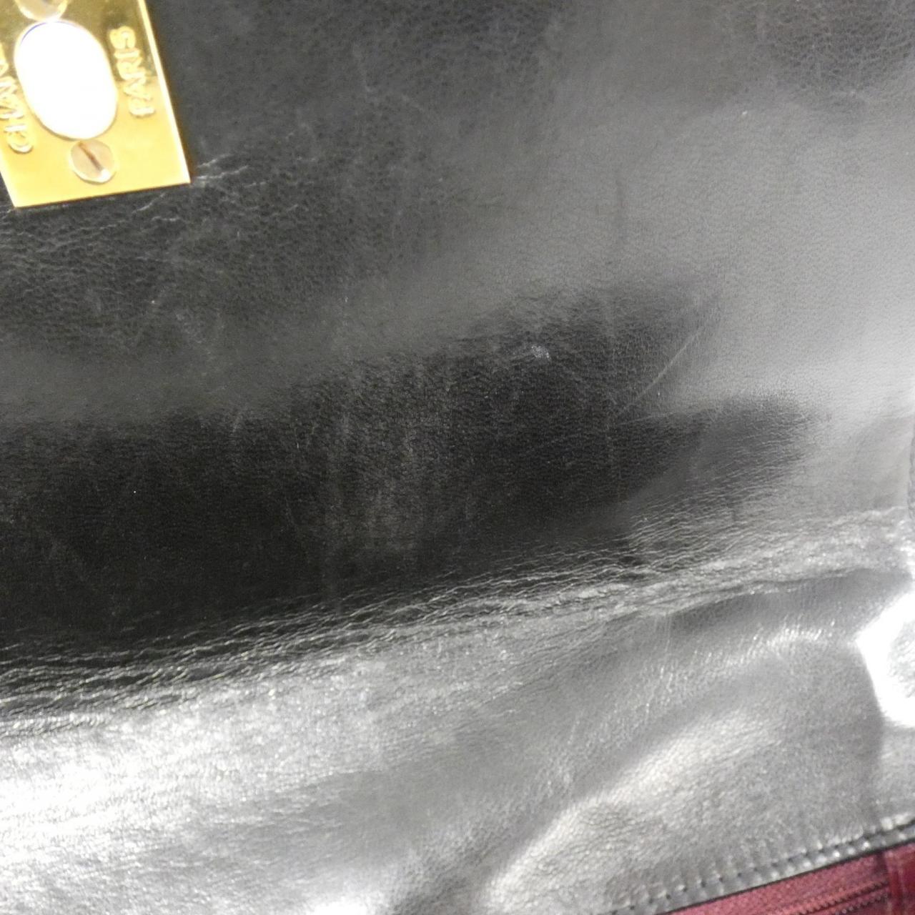 CHANEL Handbag Lambskin Black Lambskin - Thumbnail 10