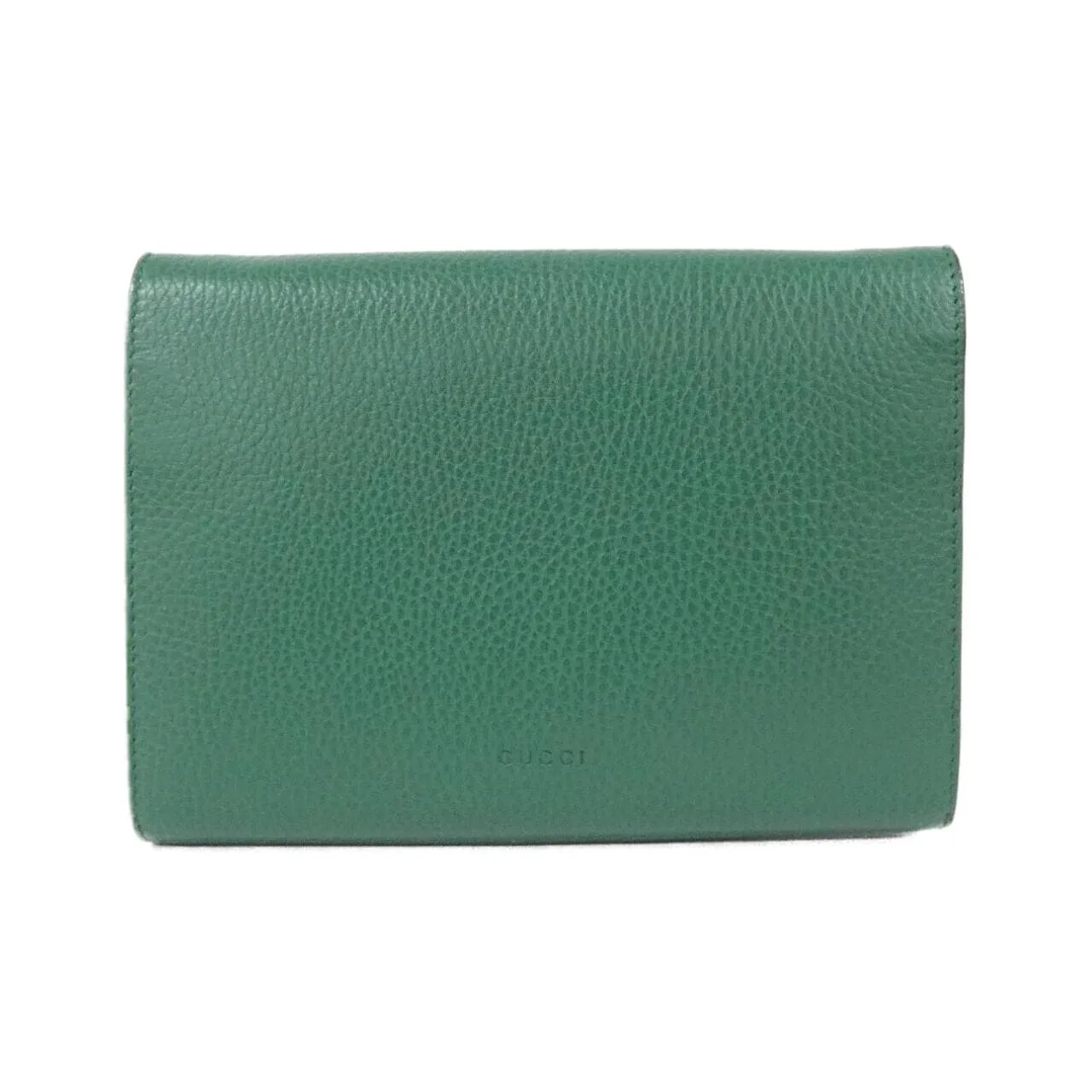 GUCCI Dionysus 401231 CAOGX Wallet Leather 黑色 皮革 中古品A - 縮圖 2