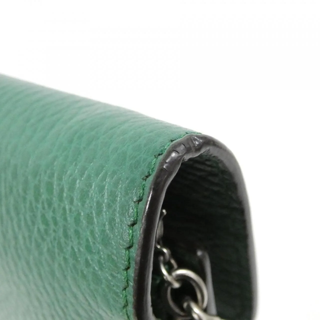 GUCCI Dionysus 401231 CAOGX Wallet Leather 黑色 皮革 中古品A - 縮圖 6