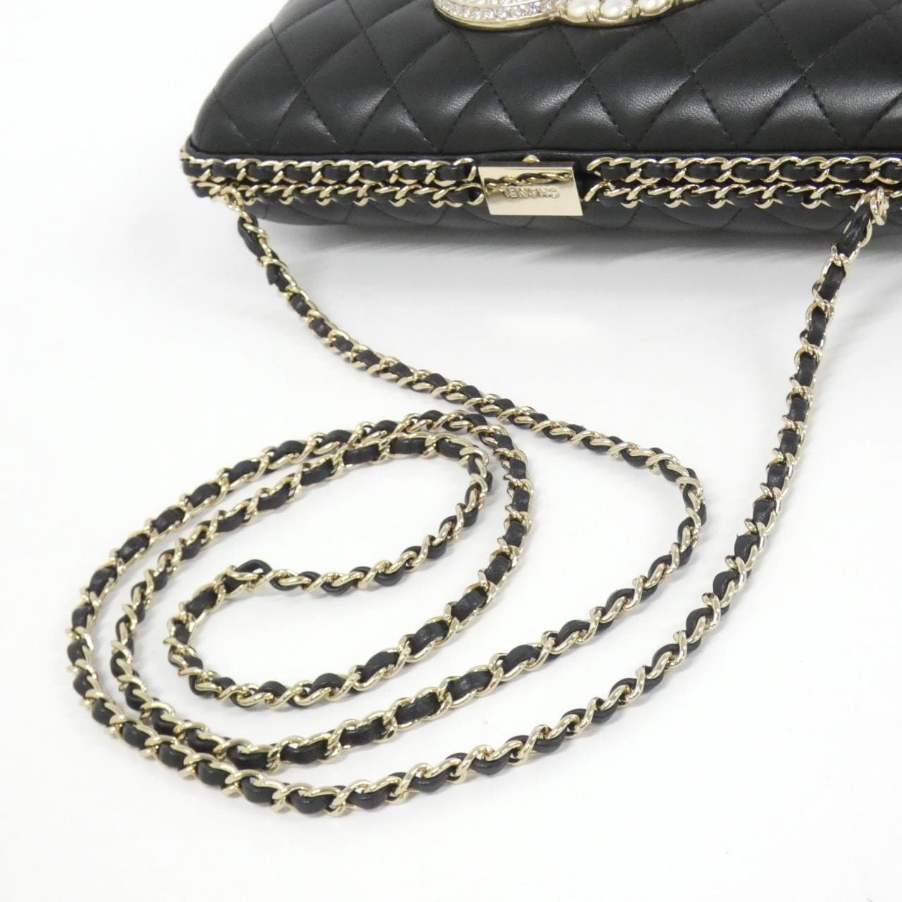 CHANEL Chanel 19 AS1614 Shoulder Lambskin Black Lambskin Rank A - Thumbnail 9