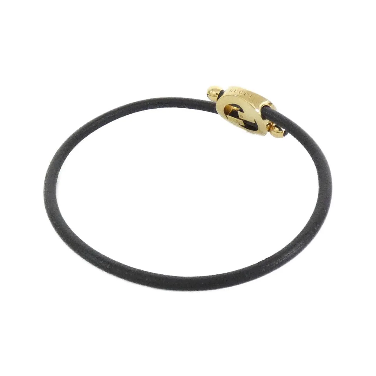 GUCCI 837355 IAAF1 Accessories Leather 黑色 皮革 中古品A - 縮圖 2