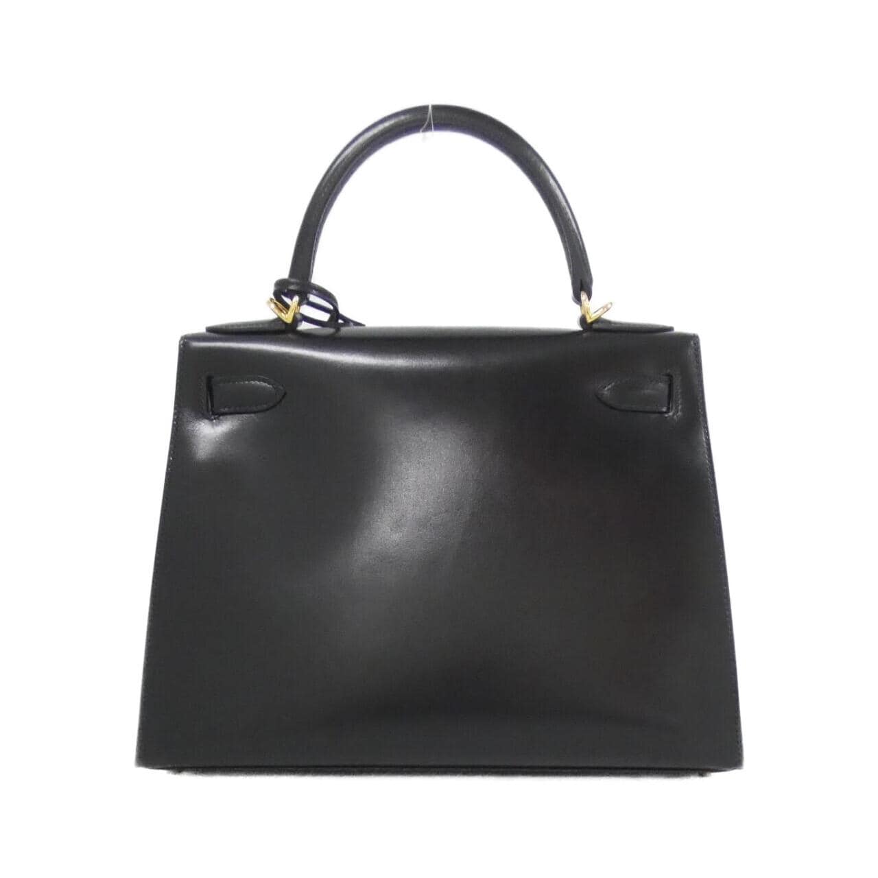 HERMES HERMÈS Kelly 001848CC Bag Box Calf Black Box Calf Leather - Thumbnail 2