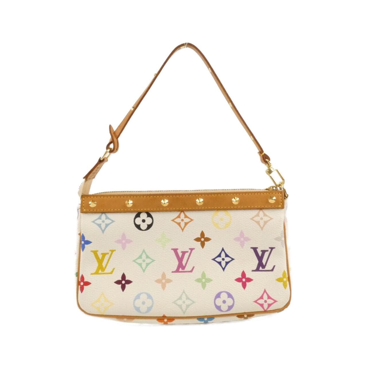 LOUIS VUITTON Pochette M92649 Pochette Canvas Multicolor 帆布 中古品B - 縮圖 2