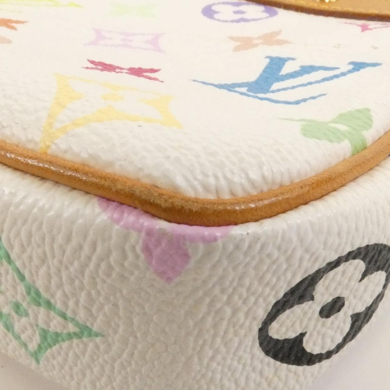 LOUIS VUITTON Pochette M92649 Pochette Canvas Multicolor 帆布 中古品B - 縮圖 3