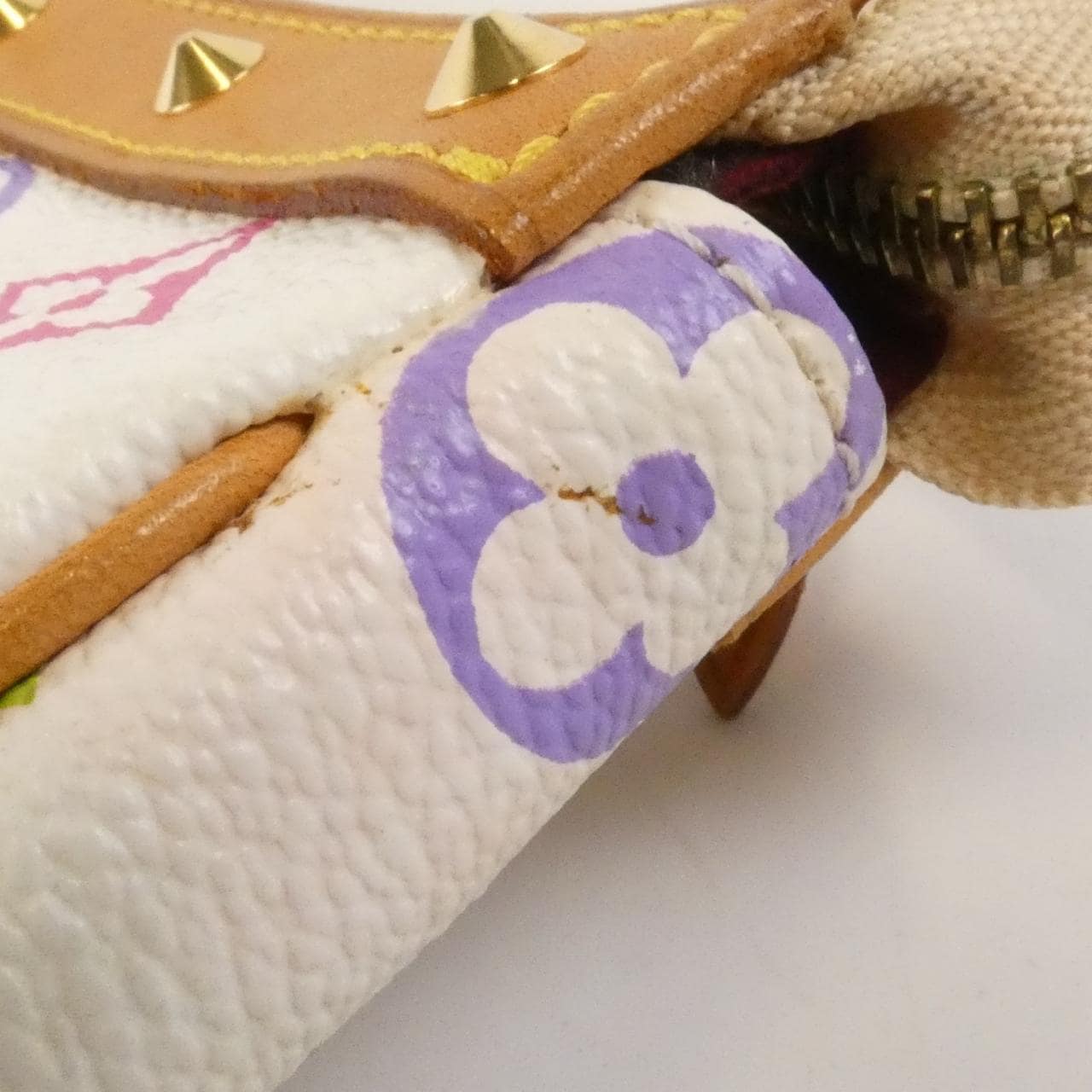 LOUIS VUITTON Pochette M92649 Pochette Canvas Multicolor 帆布 中古品B - 縮圖 5