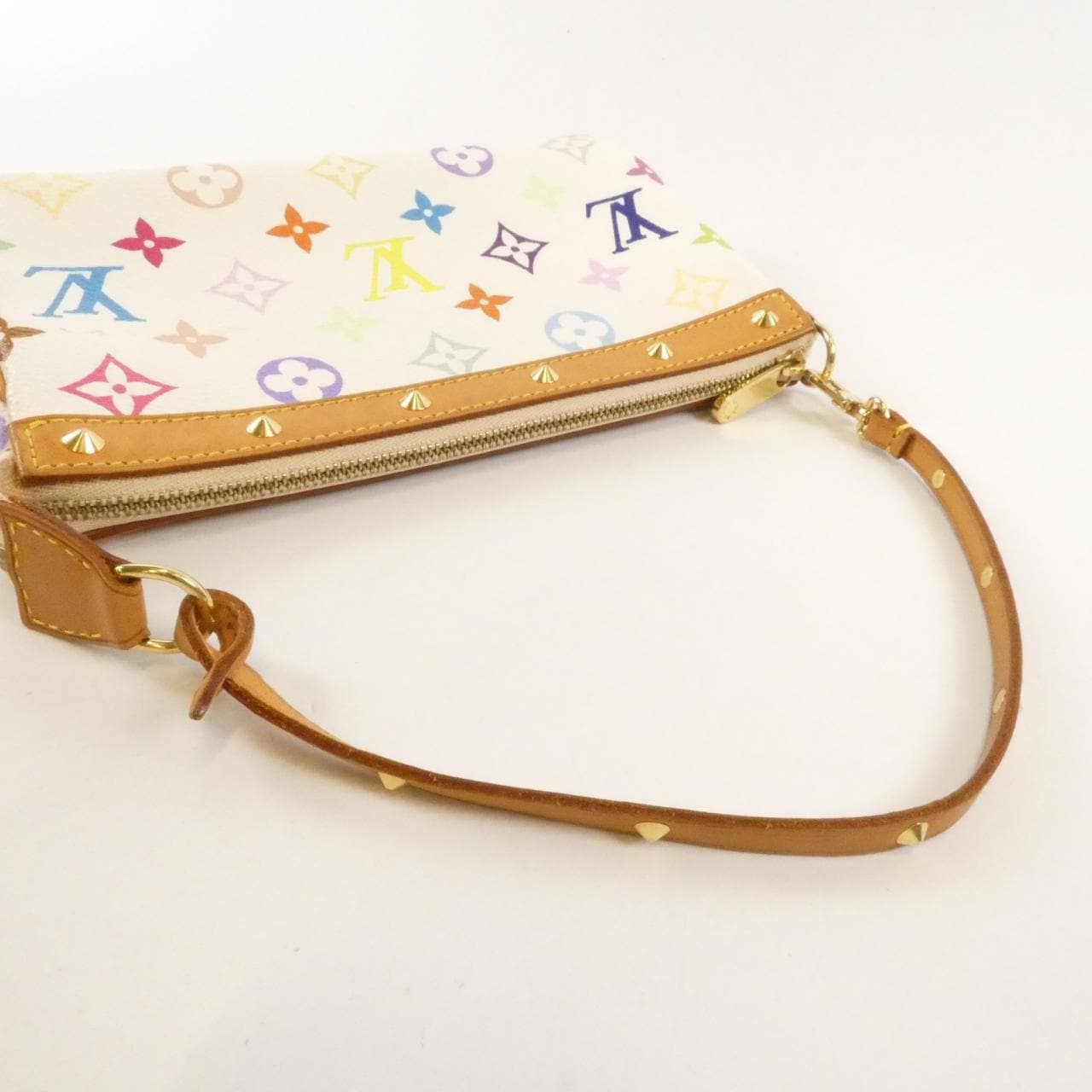 LOUIS VUITTON Pochette M92649 Pochette Canvas Multicolor 帆布 中古品B - 縮圖 8