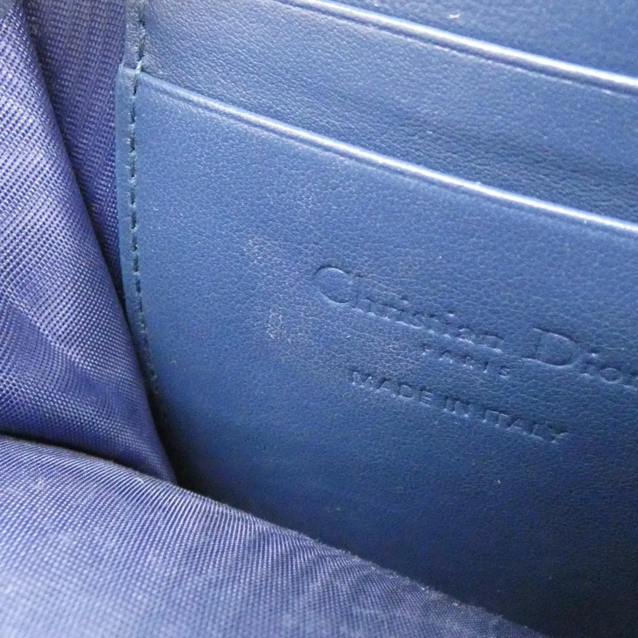 DIOR Lady Dior S0872OVRB Wallet Patent Leather Black Patent Leather Rank A - Thumbnail 9