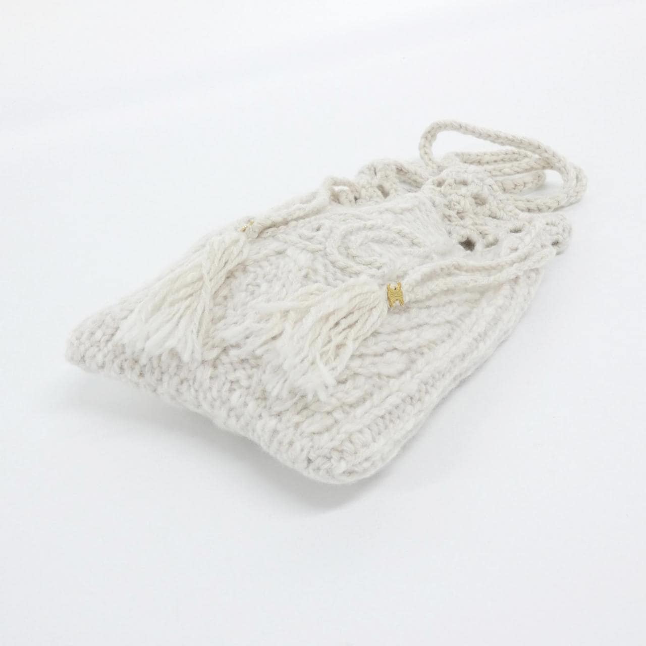 CELINE 2AG2A738X Shoulder Bag White Rank A - Thumbnail 3