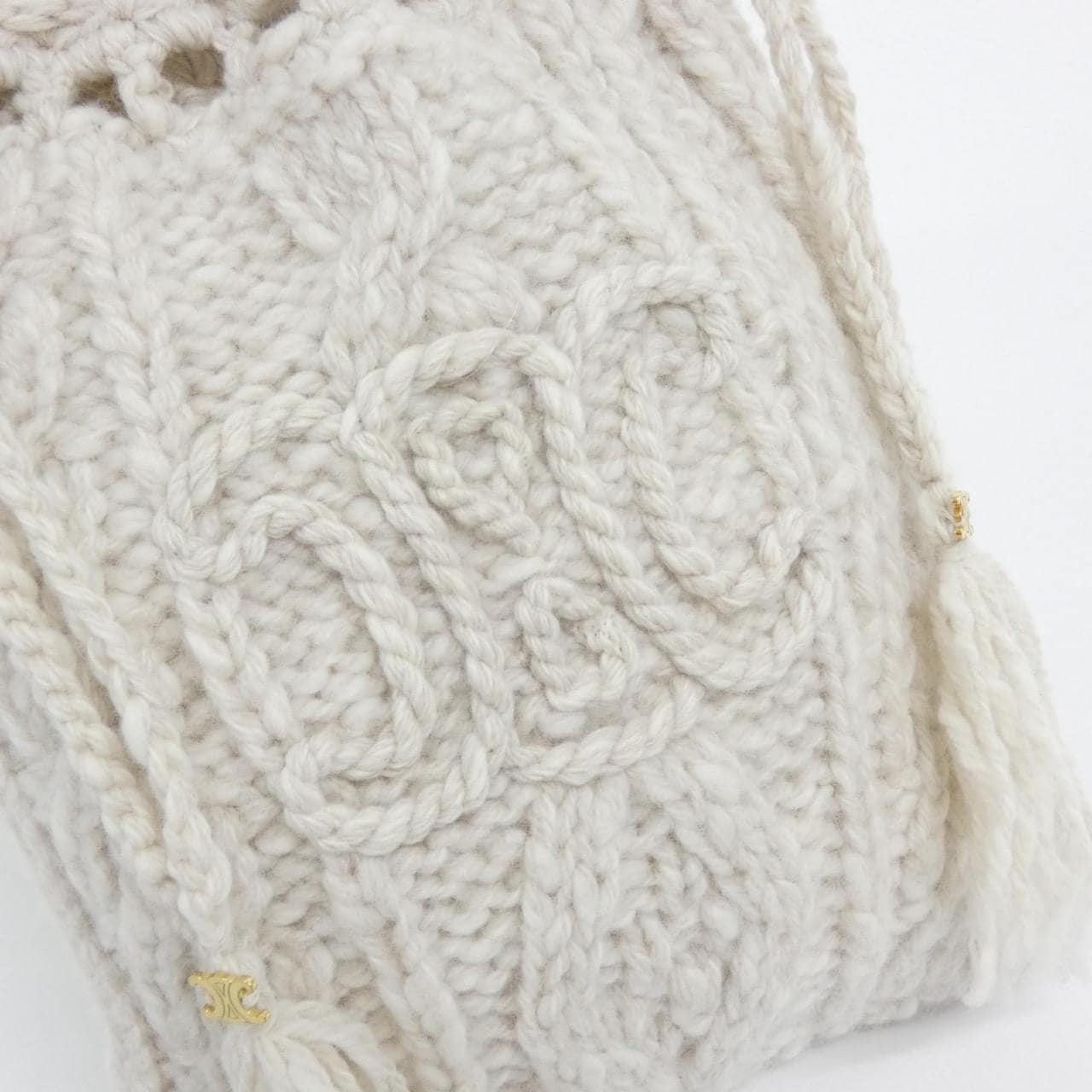 CELINE 2AG2A738X Shoulder Bag White Rank A - Thumbnail 4