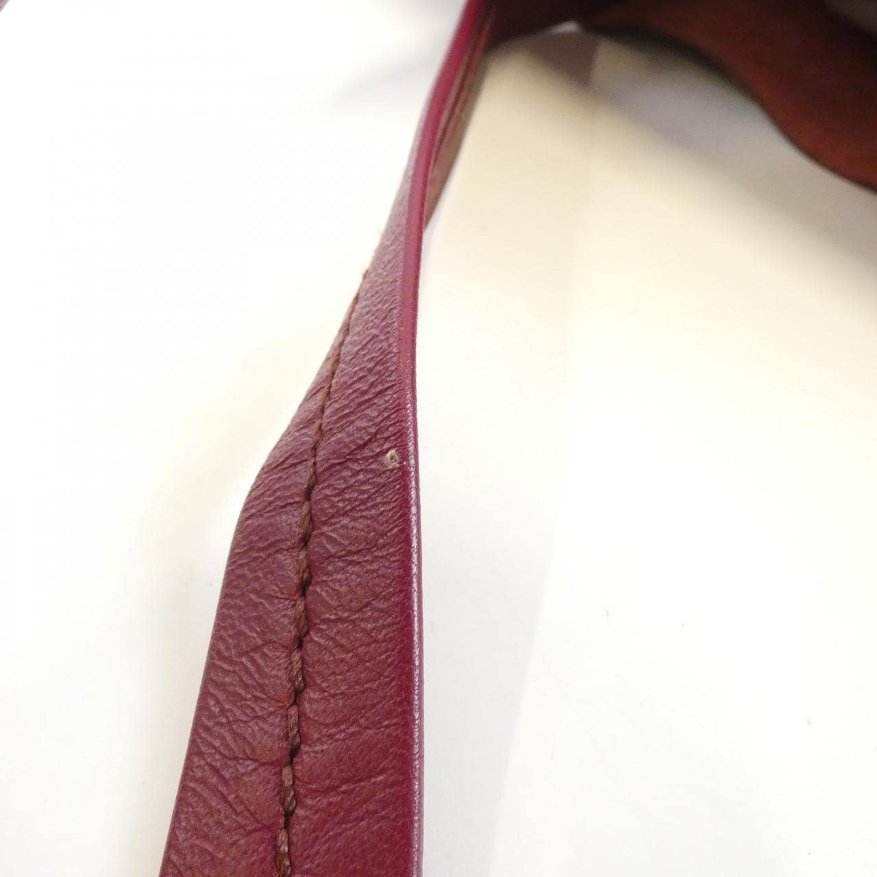 CELINE Cabas 169263EBT Bag Lambskin 黑色 羊皮 中古品A - 縮圖 6