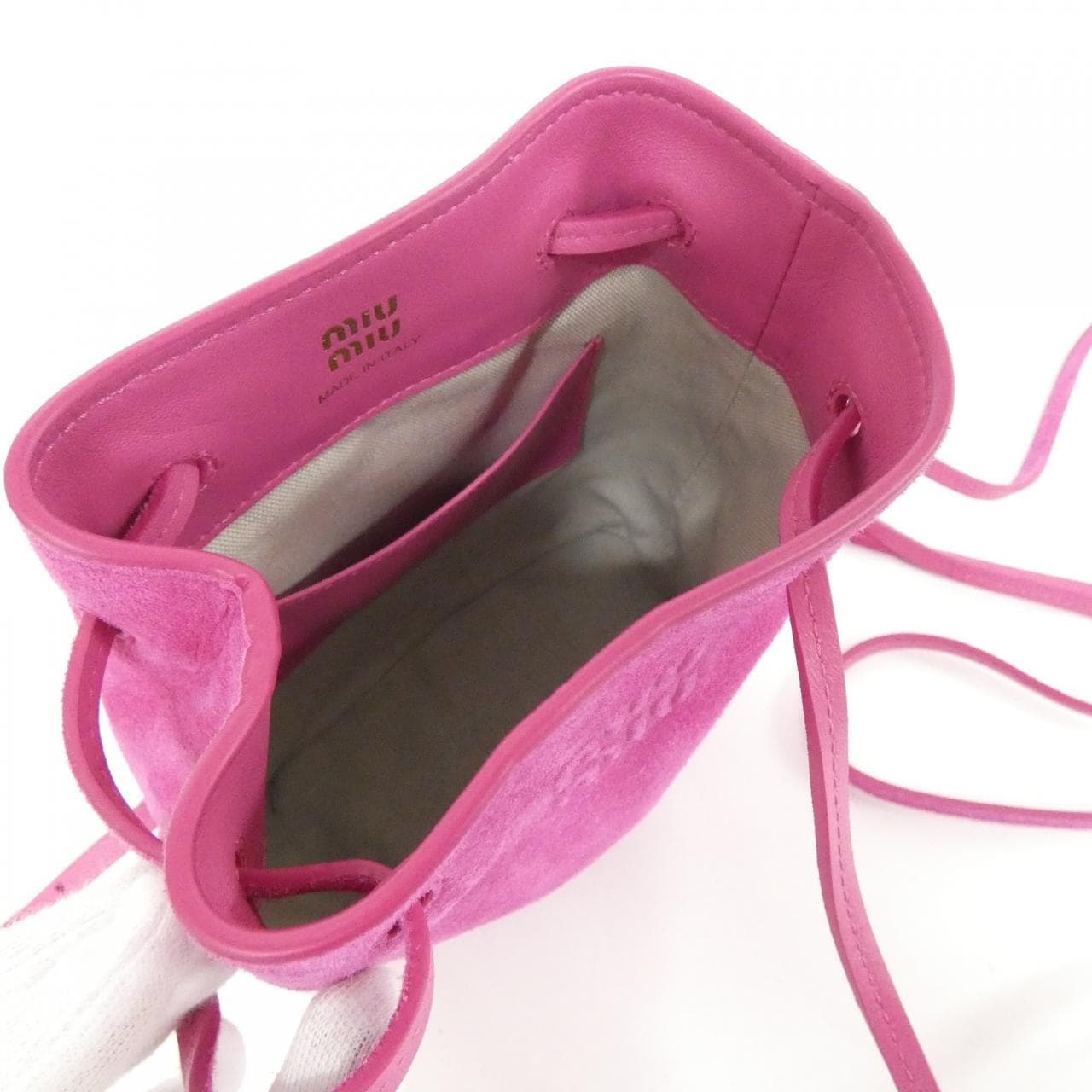 MIU MIU 5NF460 Shoulder Bag Black - Thumbnail 5