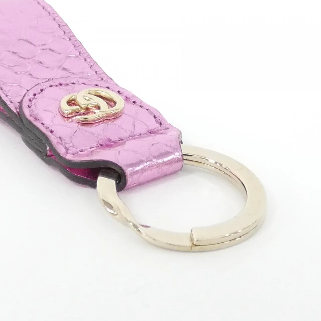 GUCCI 832002 Key Case Python 黑色 蟒蛇皮 中古品A - 縮圖 3