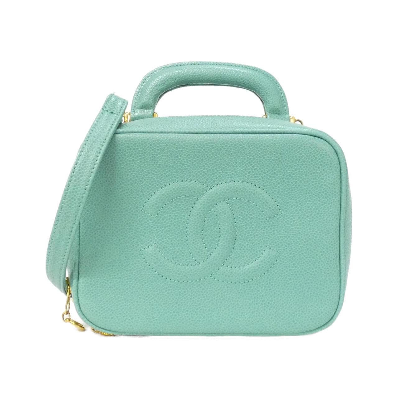 CHANEL 07060 Handbag Grained Calfskin