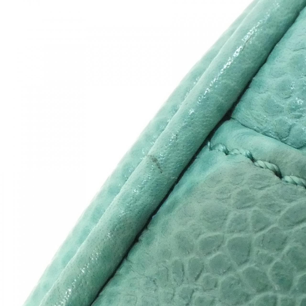 CHANEL 07060 Handbag Grained Calfskin Green Grained Calfskin - Thumbnail 3