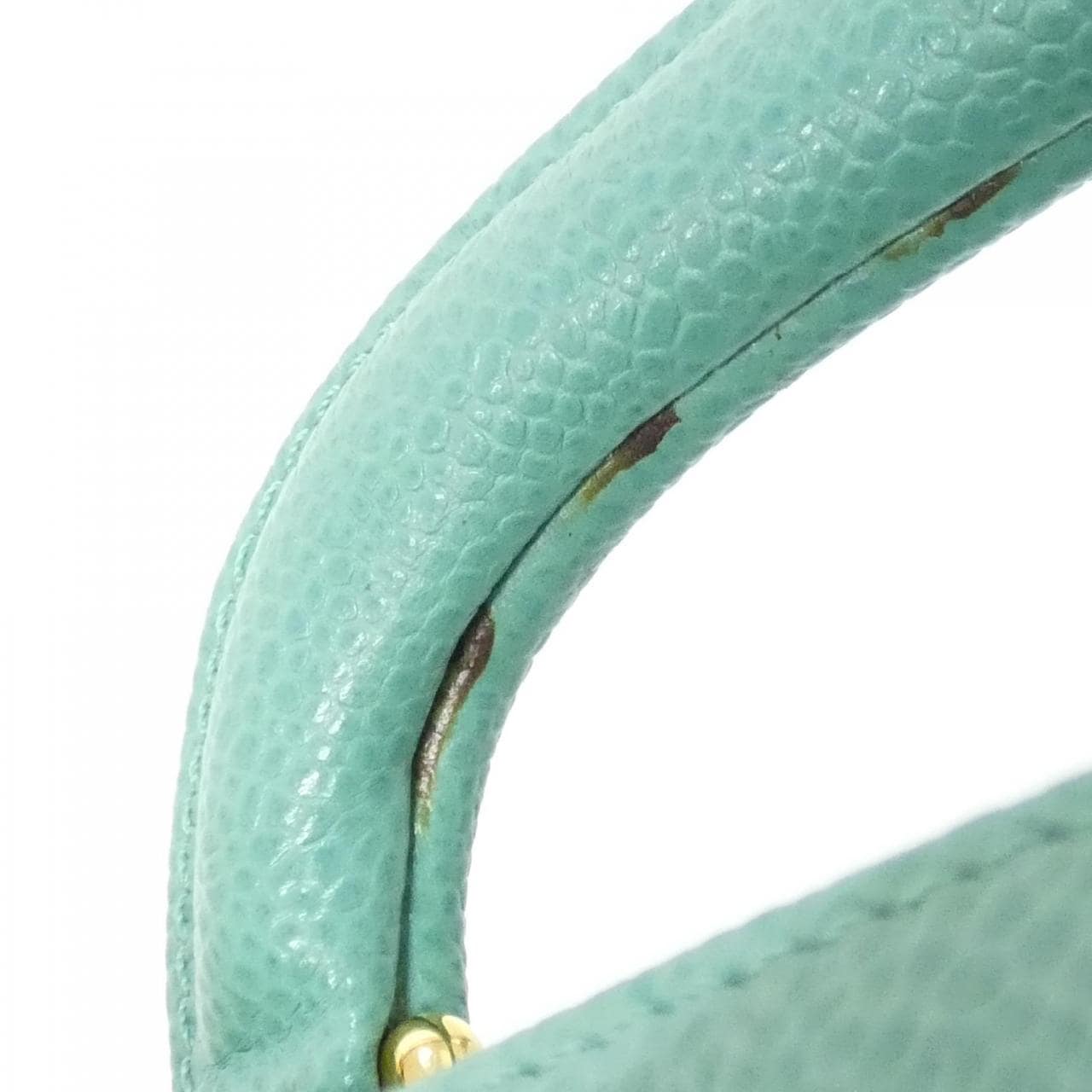 CHANEL 07060 Handbag Grained Calfskin Green Grained Calfskin - Thumbnail 8