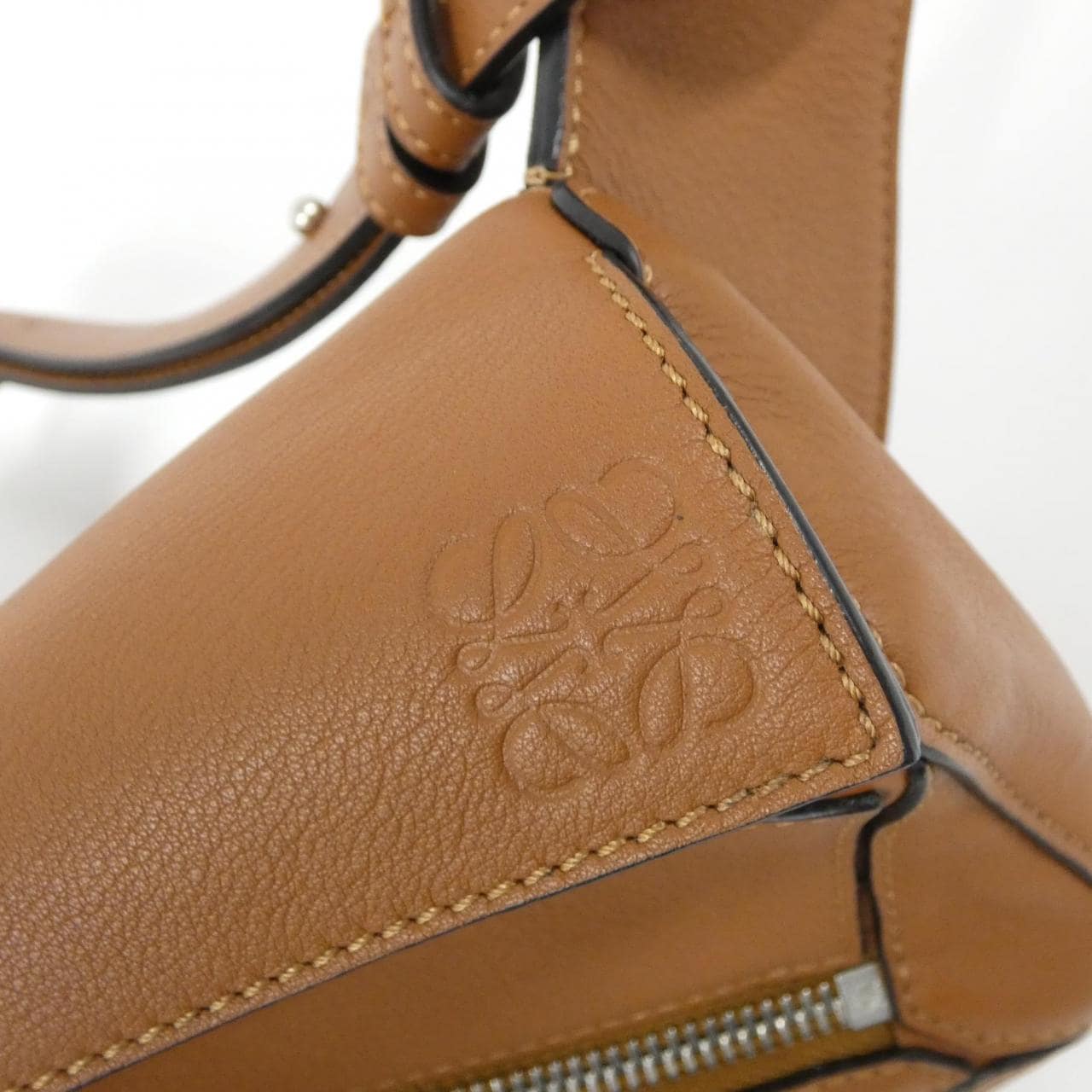 LOEWE Puzzle B510U89X02 Shoulder Bag 黑色 中古品A - 縮圖 4