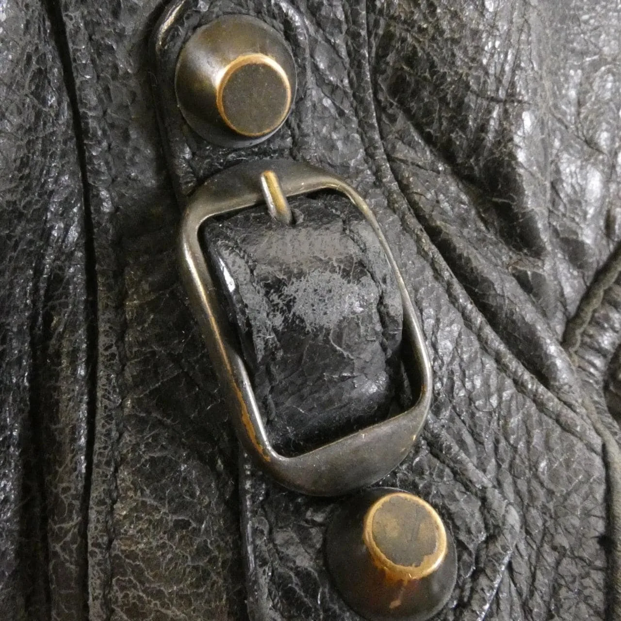 BALENCIAGA Le City 115748 D94JT Handbag Lambskin Black Lambskin - Thumbnail 4