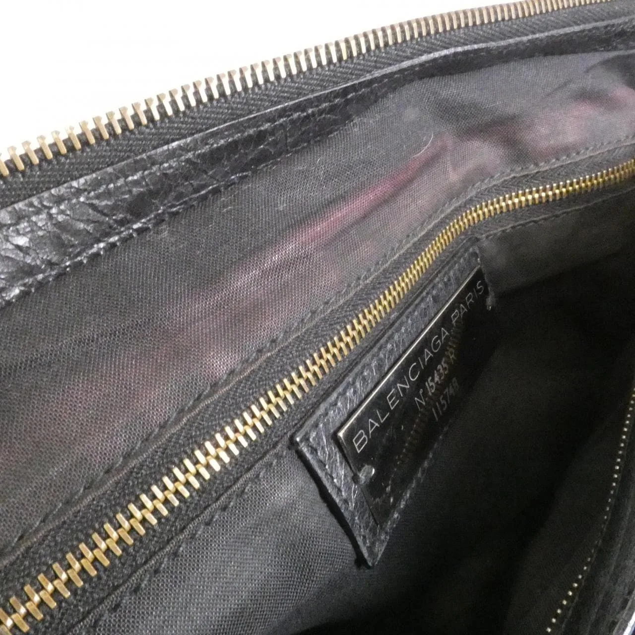 BALENCIAGA Le City 115748 D94JT Handbag Lambskin Black Lambskin - Thumbnail 10