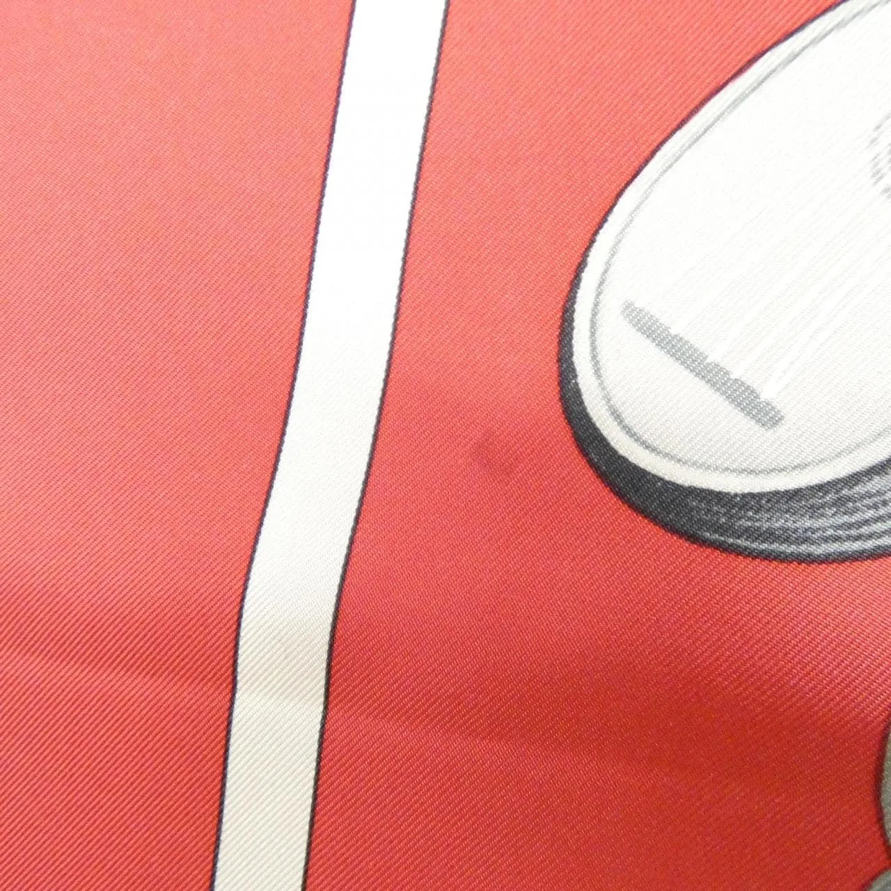 HERMES Scarf Rouge 中古品A - 縮圖 4