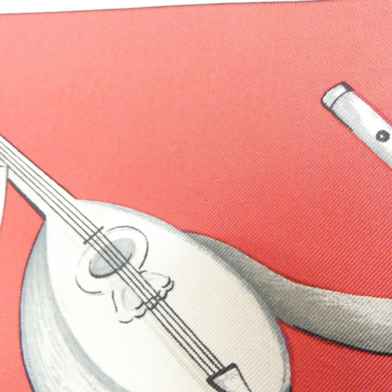 HERMES Scarf Rouge 中古品A - 縮圖 5