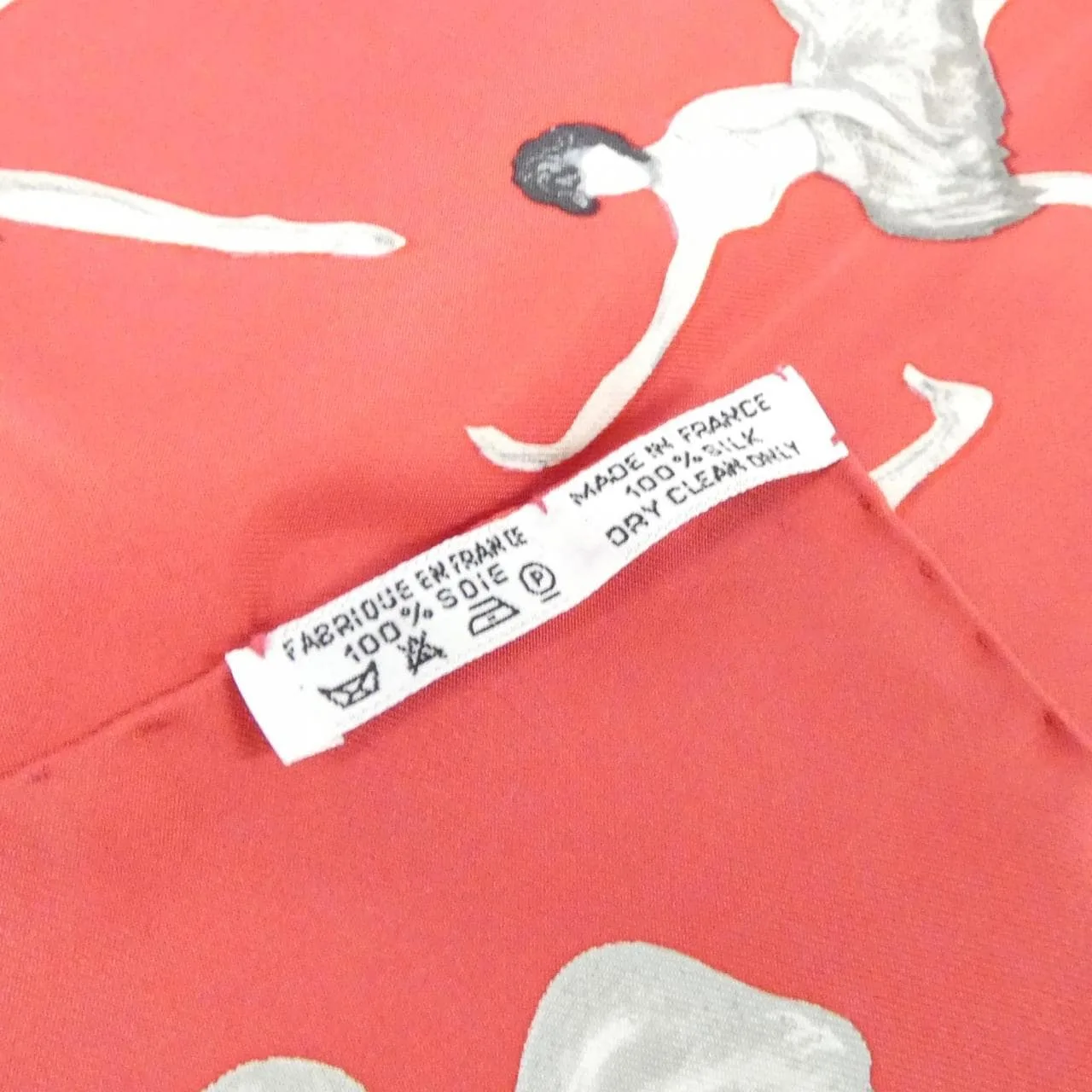 HERMES Scarf Rouge 中古品A - 縮圖 6