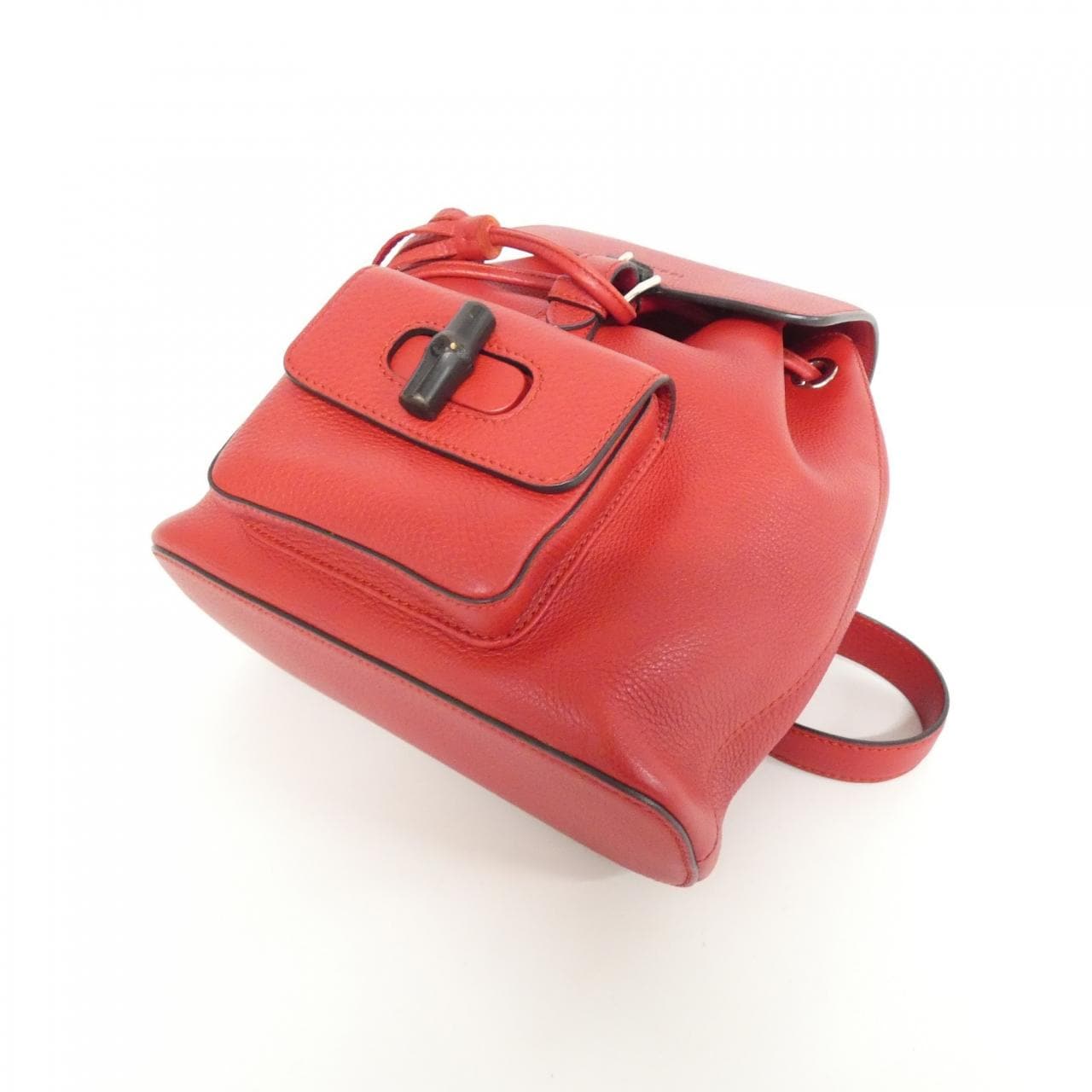 GUCCI 387149 A7M0N Backpack Leather Red Leather Rank A - Thumbnail 3