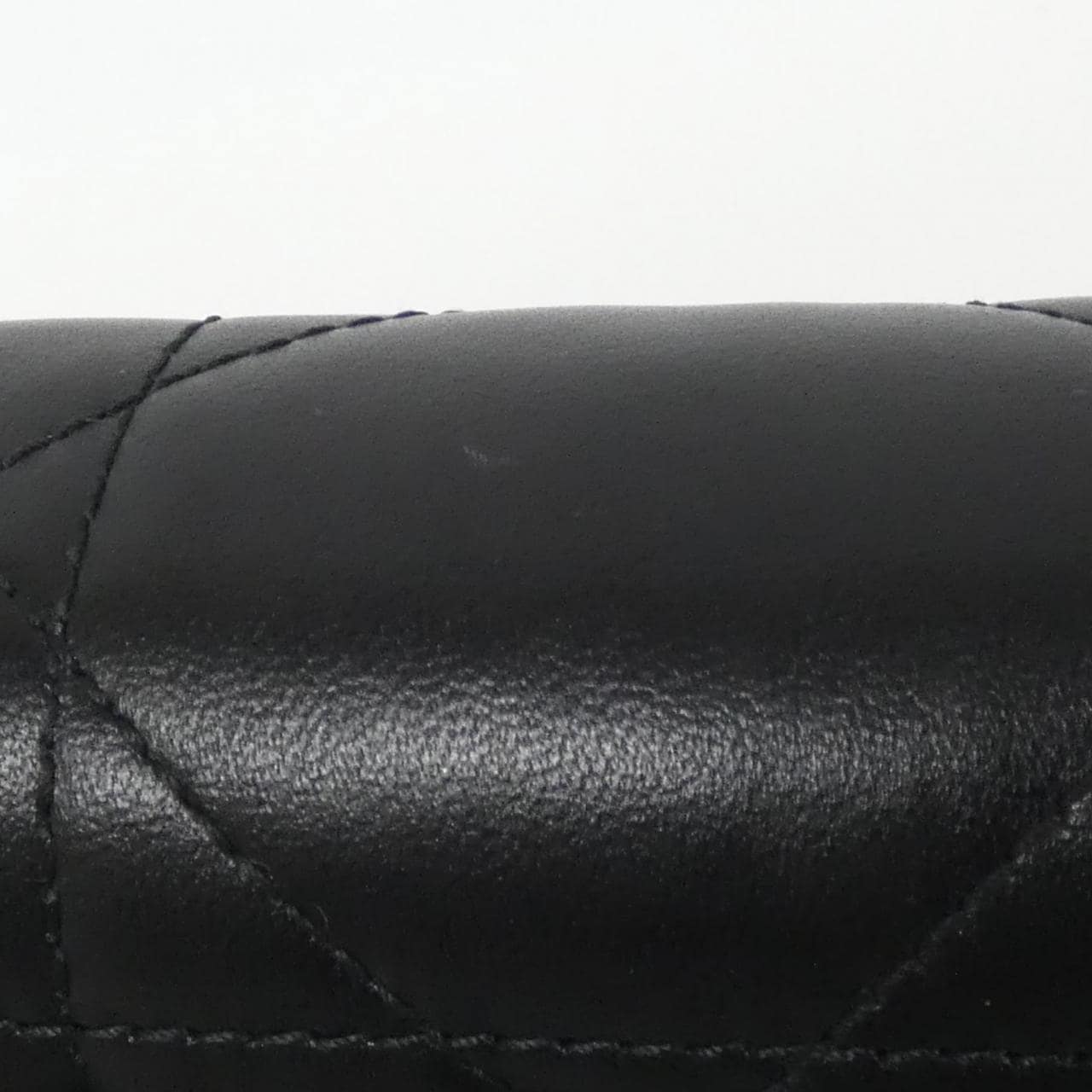 DIOR Caro S5169UDAX Shoulder Bag Lambskin 黑色 羊皮 中古品A - 縮圖 6